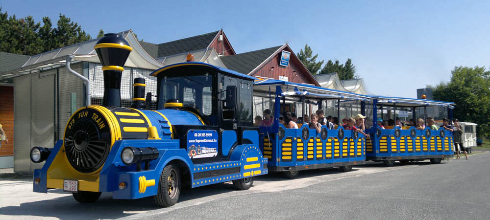 Tourist train in Fertőrákos